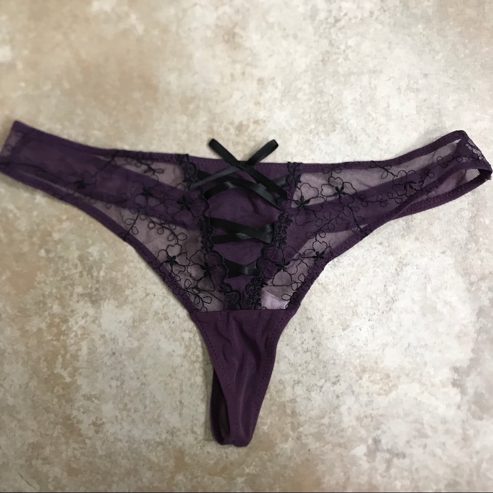 Purple Thong by Frederick’s Of Hollywood